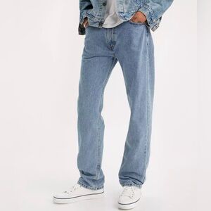 Levi's 505 Regular Fit Jeans - Light Stonewash, Size 30/30